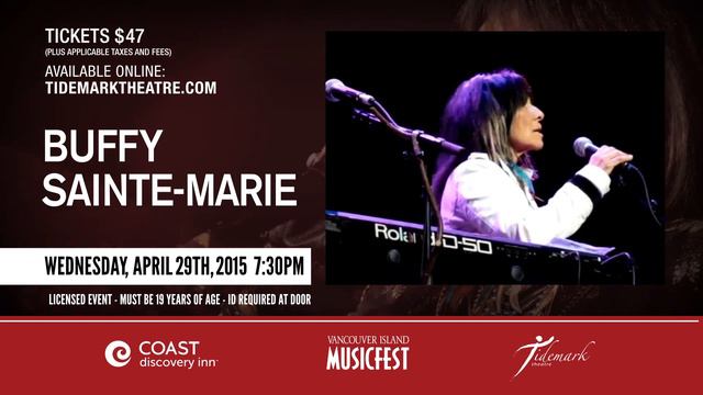 Buffy Sainte-Marie at the Tidemark Theatre смотреть онлайн