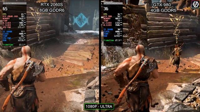 RTX 2060 SUPER (8GB) vs GTX 980 (4GB) | 7 Games Test | Gpu's War ! смотреть онлайн