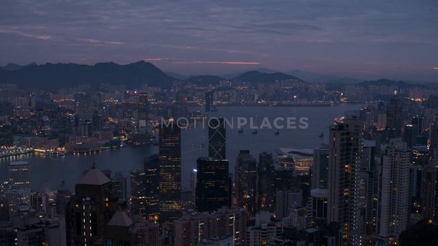 Hong Kong Dawn Timelapse Free Stock Footage смотреть онлайн