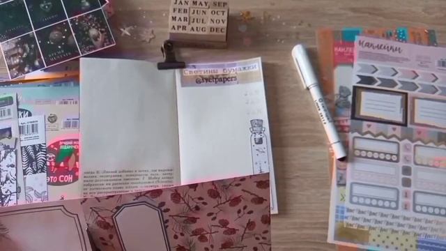 Как вести дневник за целую неделю в одном развороте / Зимний дневник / Portable TN journal with me смотреть онлайн