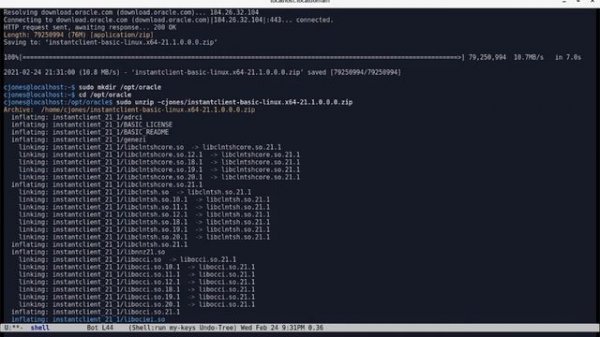 Installing Oracle Instant Client ZIPs for Development on Linux