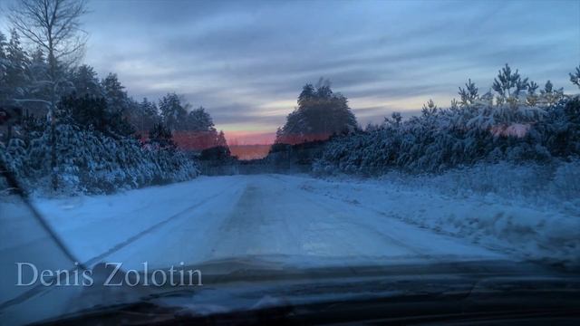 Зимняя Дорога, Поездка, Путешествия, Relax, Природа, Озеро, Лес, Солнце, Зимний лес4K смотреть онлайн