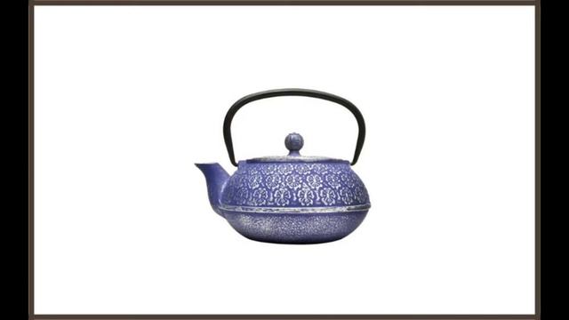 Blue Floral Cast Iron Teapot by Primula Review