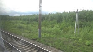 Поезд №82 Москва-Улан-Удэ. Участок Красноуфимск-Дружинино.