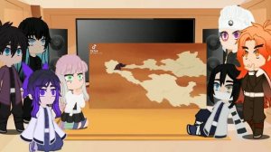 реакция клинок рассекающих демонов на аниме//наруто//кагуя, мадара, обито