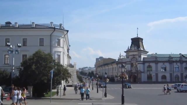 Улица Кремлевская...Казань...Kazan Russia смотреть онлайн