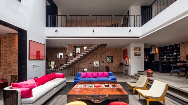 Дом с цветной штукатуркой, Нгок Туи, Вьетнам. House With Colored Plaster, Ngoc Thuy, Vietnam