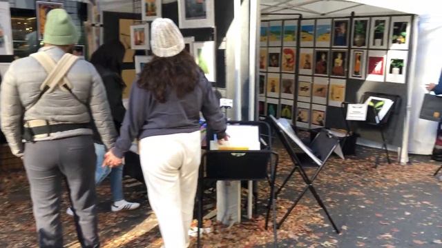 Субботний рынок в районе Мозаик.Авторы продают СВОИ художественные произведения -18 ноября 2023 №1 смотреть онлайн