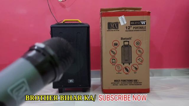 MX 12 inches portable Bluetooth speaker || ECHO SOUND TEST || смотреть онлайн