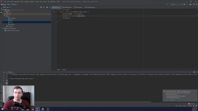 The Game Loop | Java Pong Part 2 смотреть онлайн