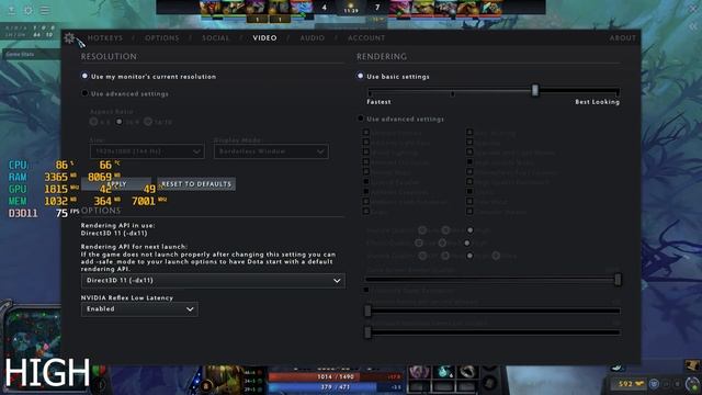 DOTA 2 | GTX 1660 SUPER & AMD RYZEN 3 5300G ( ALL SETTINGS ) смотреть онлайн