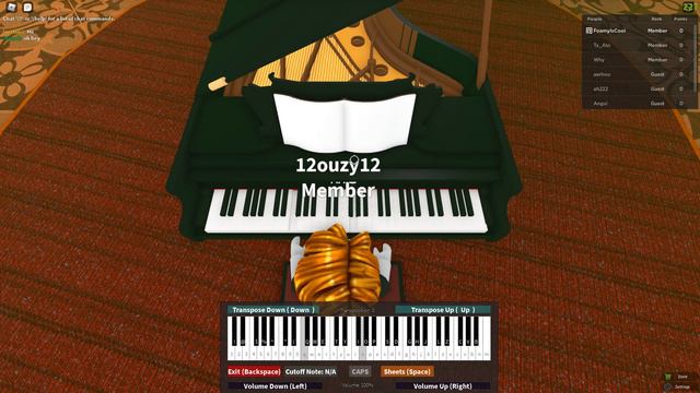 Doing sugar crash on roblox piano смотреть онлайн