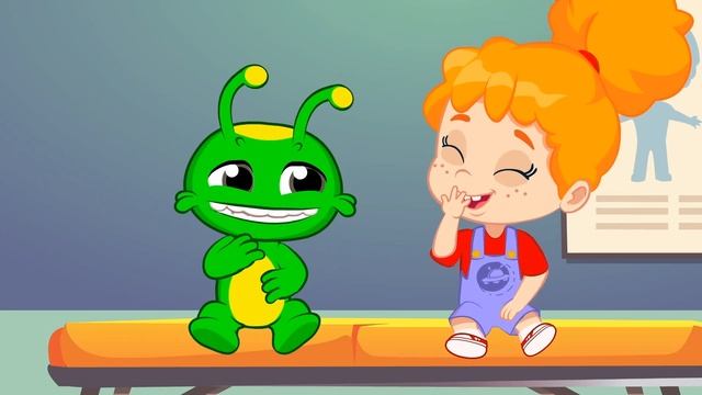 We are going to the DENTIST! | Cartoons for Kids | Groovy the Martian смотреть онлайн