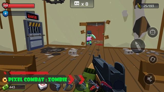 the walking zombie dead city vs pixel combat: zombie strike Weapons Comparison. смотреть онлайн