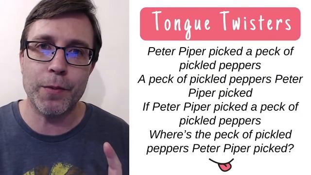 Useful Tongue Twisters To Help You Practice Pronunciation ?