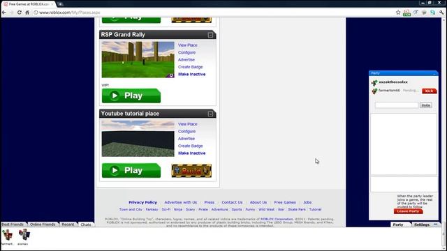 How to create a roblox party смотреть онлайн