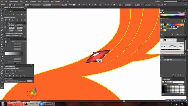 Red fox. Fox drawing Vector drawing, animal drawing. Рыжий лис. Рисование лисы. Рисование вектора смотреть онлайн