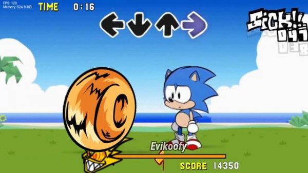 FNF | Spinning Fleetway Sonic and Sonic.exe | Spinning - VS Fleetway Sonic | Fleetway Sonic vs Soni