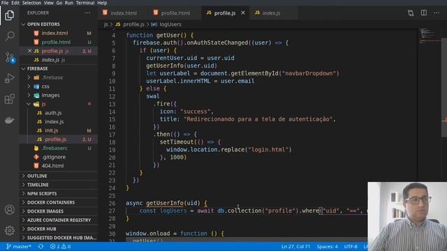 [Firebase - Javascript] - 25 - Buscar perfil na Firebase смотреть онлайн