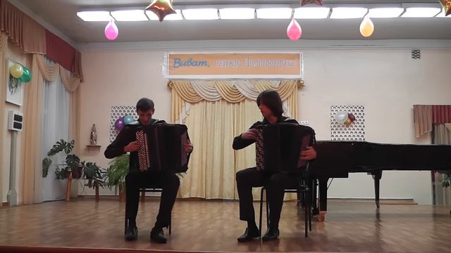 Konstantin Novichkov & Alexey Mykitenko plays Prokofiev 7th Piano Sonata (3rd movement) смотреть онлайн
