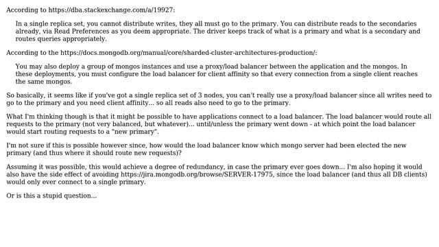 Databases: Can MongoDB be configured to sit behind a load balancer? (2 Solutions!!) смотреть онлайн