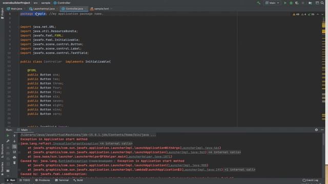 JavaFx errors for beginners IntelliJ 2020 смотреть онлайн