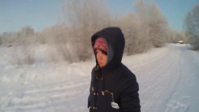 -34℃ in Ivalo, Finland смотреть онлайн