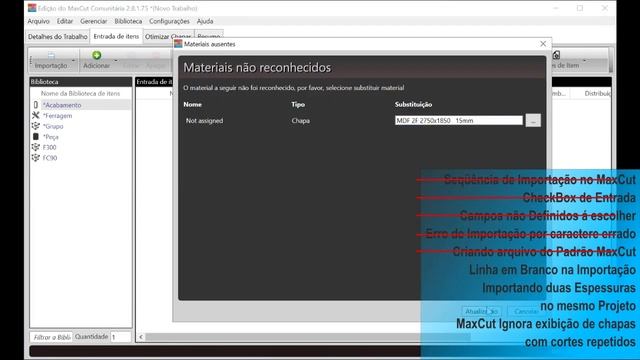 Plano de Corte no Sketch Up / CutList / MaxCut 3-3 смотреть онлайн