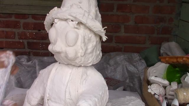 Фигурка гнома из гипса часть 2 ХоббиМаркет смотреть онлайн