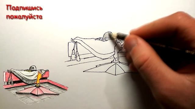 Рисунок на 9 мая - Памятник неизвестному солдату смотреть онлайн