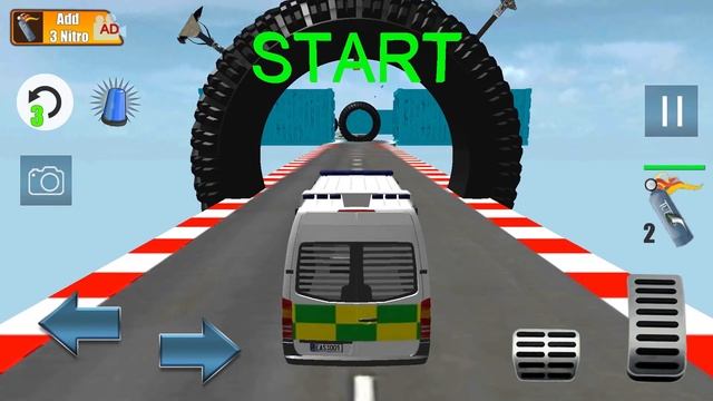 Ambulance Stunt Car Racing Game Impossible Tracks 3d Android & iOS free games смотреть онлайн