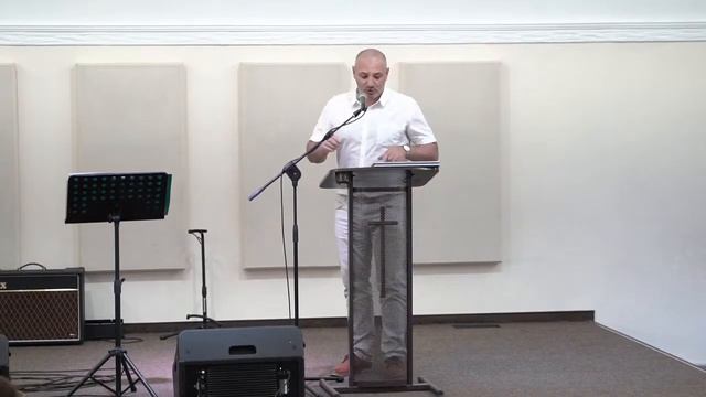 Проповедь " Живи верою во Христа" 24.07.2022. Захарченко Евгений. смотреть онлайн