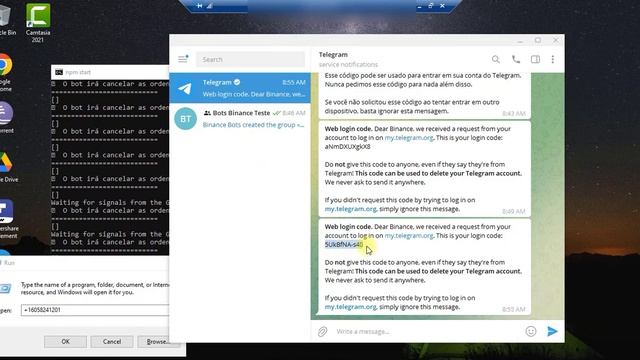 Criando API ID e API HASH do Telegram смотреть онлайн