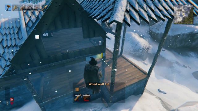 Valheim - Building A CABIN In The Mountains смотреть онлайн