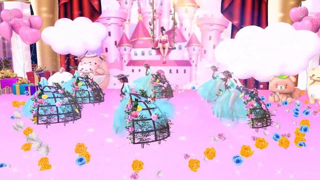 🎀 Отмечаем день рождения принцесс в клубе "OAZIS"🧚♀Автор видео Марина Щербакова. смотреть онлайн