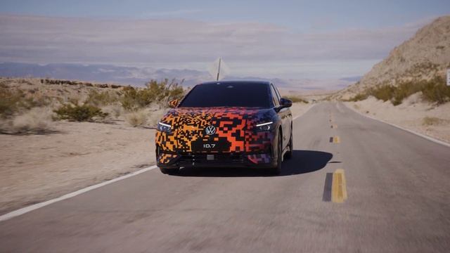Volkswagen ID.7 Camouflage - Media Footage - Fahraufnahmen und Exterieur смотреть онлайн