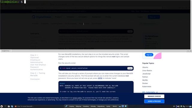 TestLink#03 - Instalando o MariaDB no Linux смотреть онлайн