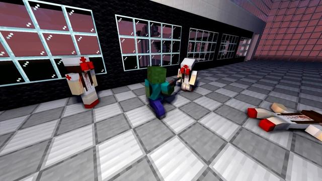 monster school : Escape Hospital Horror & Funny Challenge - Minecraft Animation смотреть онлайн