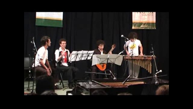 Cuarteto para cajón peruano, castañuelas, guitarra y vibrafón. смотреть онлайн