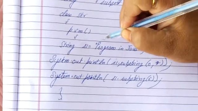 Substring in JAVA, ICSE ,CLASS 10 смотреть онлайн