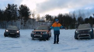 Renault Duster и Honda CR-V на бездорожье в Суоранде
