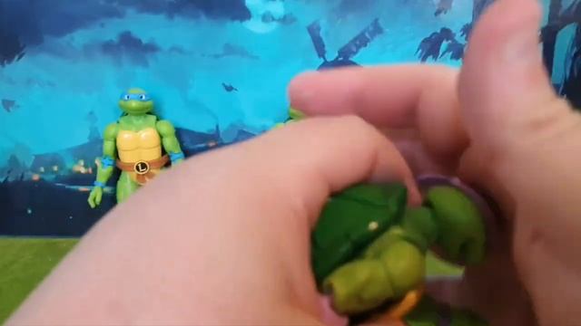 Teenage Mutant Ninja Turtles BST AXN Loyal Subjects TMNT Action Figure Review смотреть онлайн