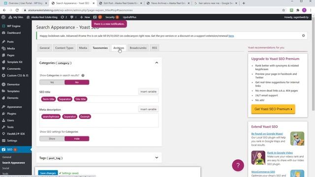 iAgentWebsite Yoast Settings PART 2 - Learn how to setup Yoast SEO for your Website смотреть онлайн
