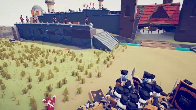 200x SPANISH ARMY SIEGE ENEMY FORT - Totally Accurate Battle Simulator TABS смотреть онлайн