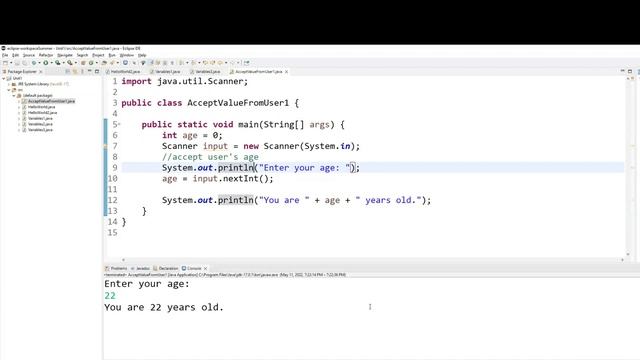 How to Accept Input in Java | Java String Input Error and Fix смотреть онлайн