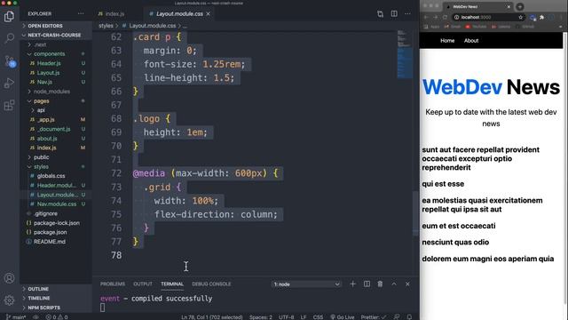 Next.js Crash Course смотреть онлайн