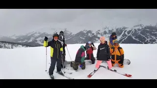 Архыз. Горы. Лыжи. смотреть онлайн