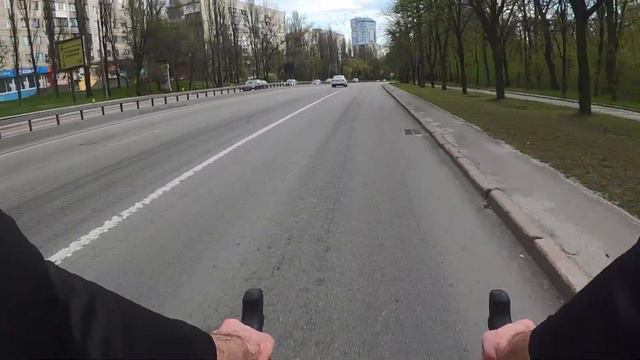 Вокруг Киева за час)) Наводим шуму в городе, велосипедная НИРВАНА:) смотреть онлайн