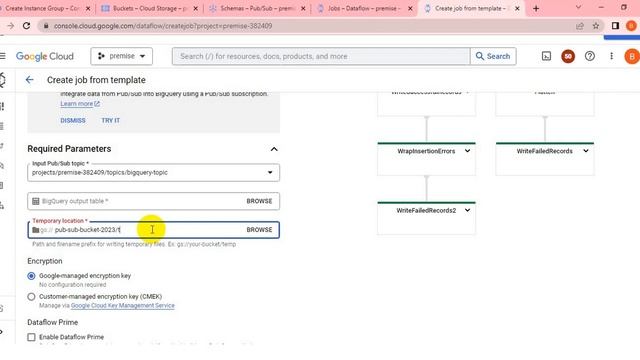 Cloud Dataflow + pub/sub + bigquery | GCP | To create job in Dataflow and table in Bigquery - part смотреть онлайн
