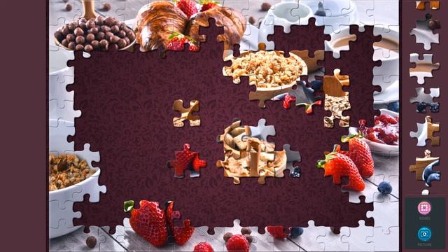 Magic Jigsaw Puzzles time lapse — Beautiful breakfast / 140 pieces #7 смотреть онлайн